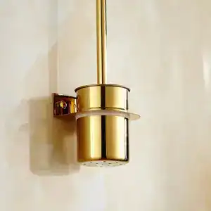 Brosse WC Dorée Mural