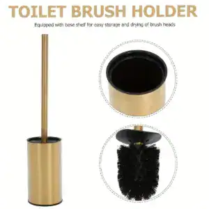Brosse WC Or