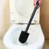 Brosse toilette noire mat, nettoyage WC, brosses WC, entretien toilette.