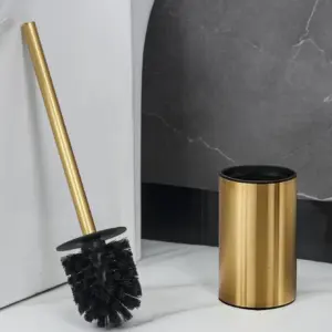 Brosse WC Or