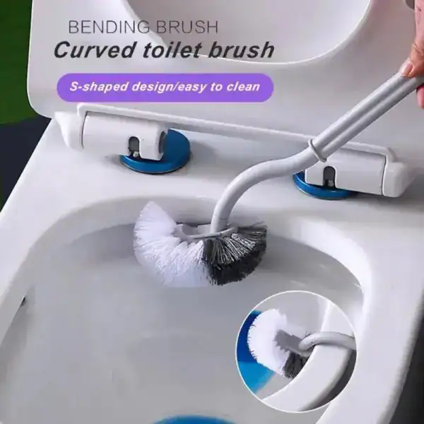 Brosse WC Coudée