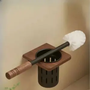 Brosse WC Murale Bois