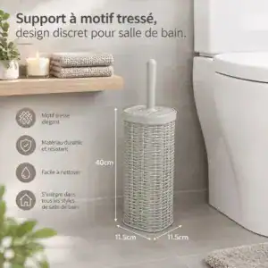 Brosse WC Avec Couvercle