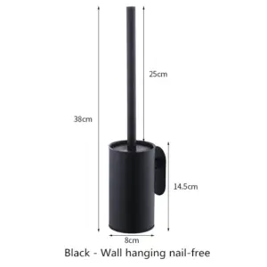 Porte Balai WC Mural Noir