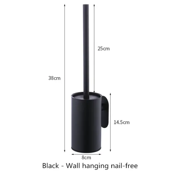 Porte Balai WC Mural Noir