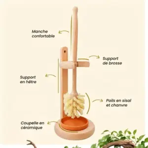 Brosse WC Bois Naturel