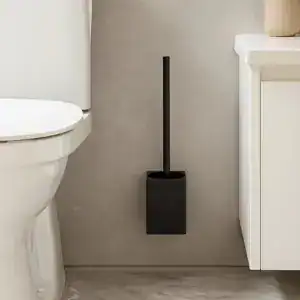 Brosse Toilette Murale Noir