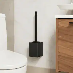 Brosse Toilette Murale Noir