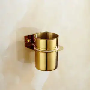 Brosse WC Dorée Mural