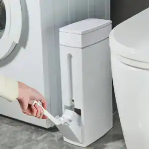 Ensemble Poubelle Et Brosse WC
