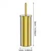 Brosse WC Doré Suspendu